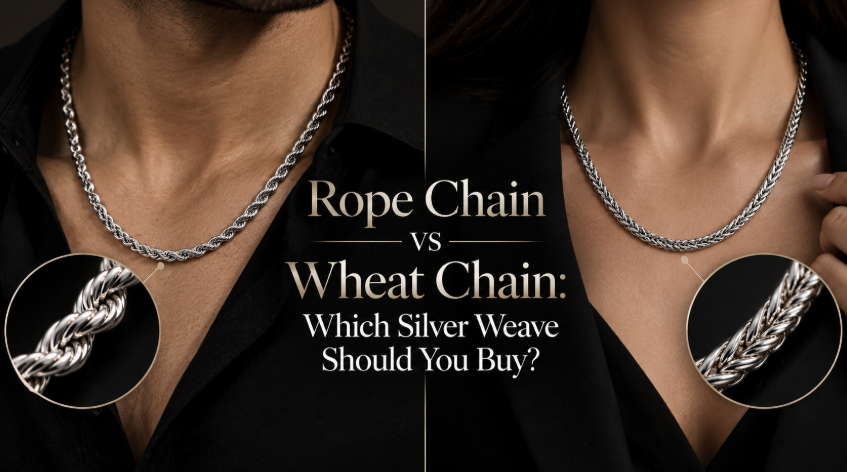 Rope Chain vs Wheat Chain: Which Silver Weave Should You Buy?