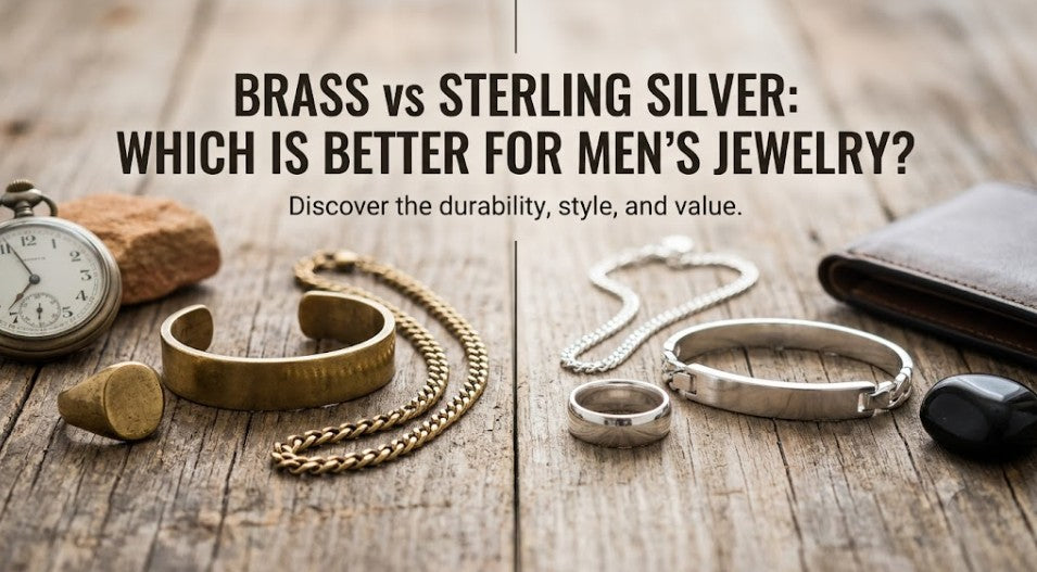 Brass vs Sterling Silver: Which Is Better for Men's Jewelry?