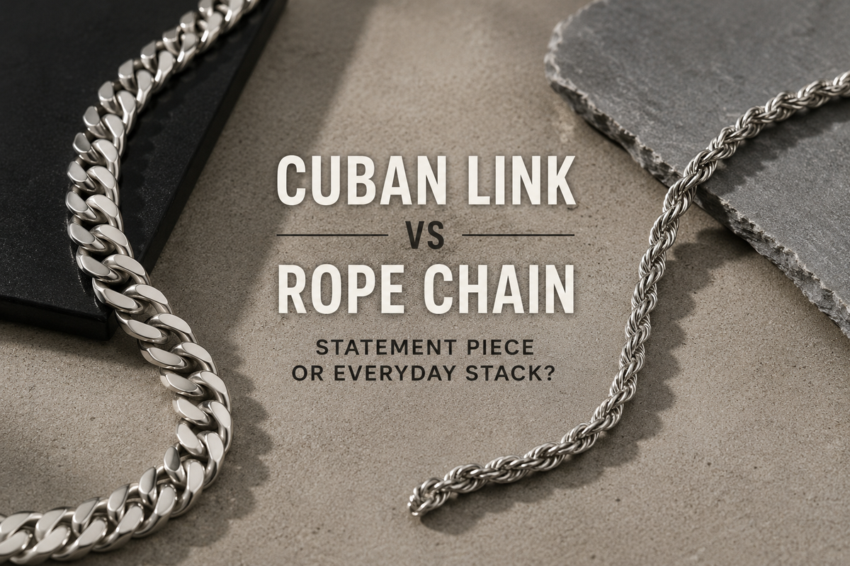 Links Vs Ropes Cuban Link vs Rope Chain: A Complete Guide to Men's Chains 2026 – MCKER