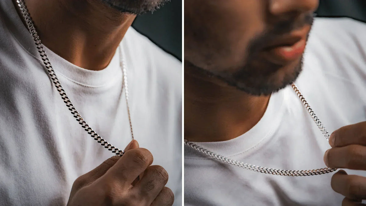 Cuban Link vs Franco Chain: Which Sterling Silver Chain Is Right for You?