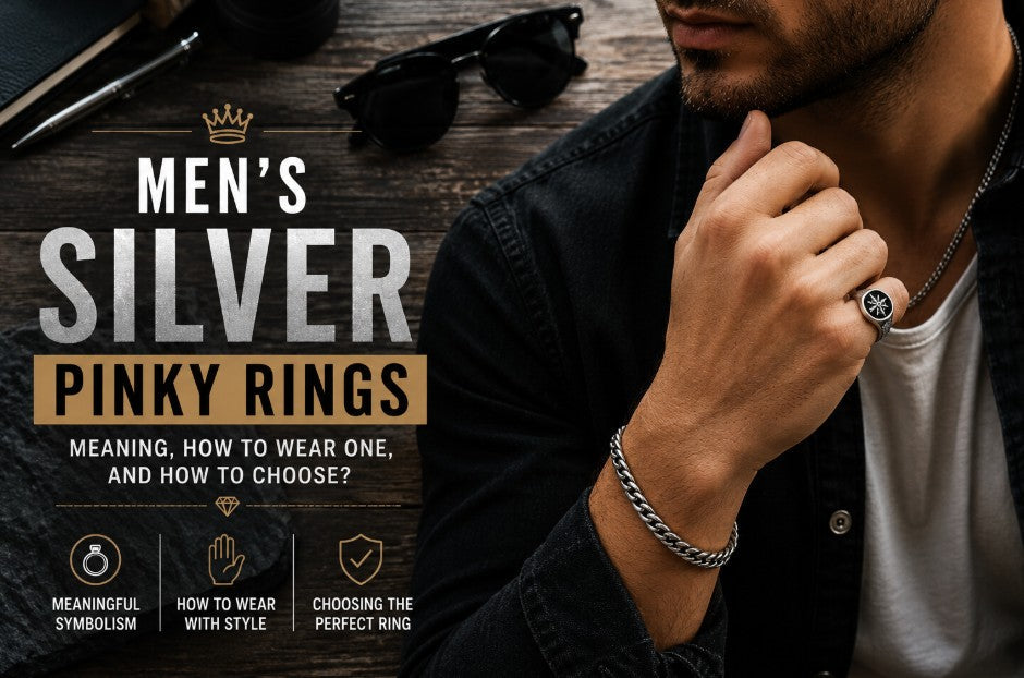 Men's Silver Pinky Rings: Meaning, How to Wear One, and How to Choose?