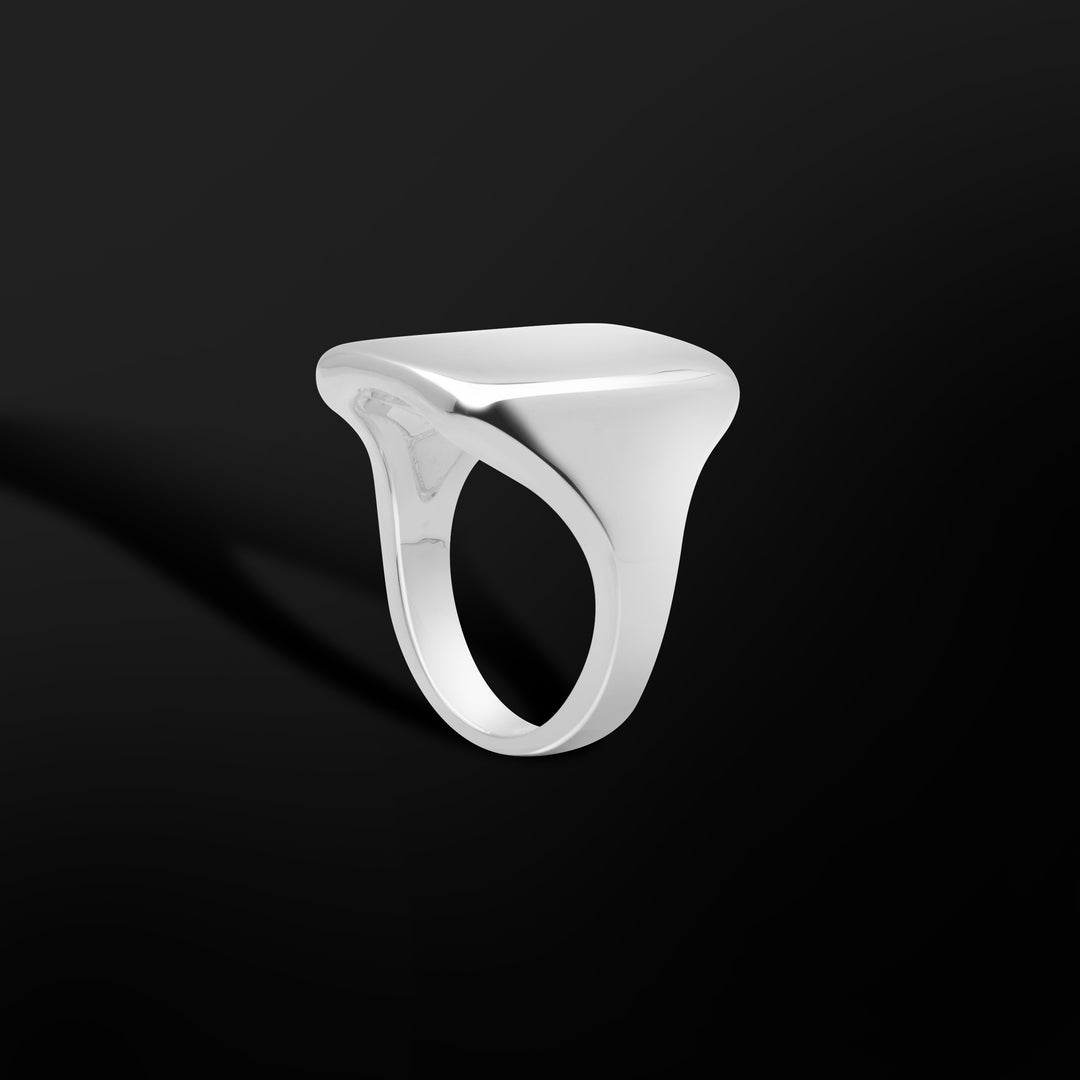 Oxford Signet Ring combines timeless elegance with modern craftsmanship, Sterling Silver, Mens Jewlery
