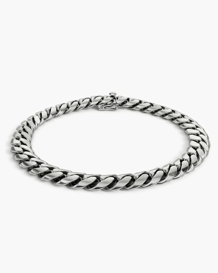 Cuban Link Chain Bracelet, 8mm